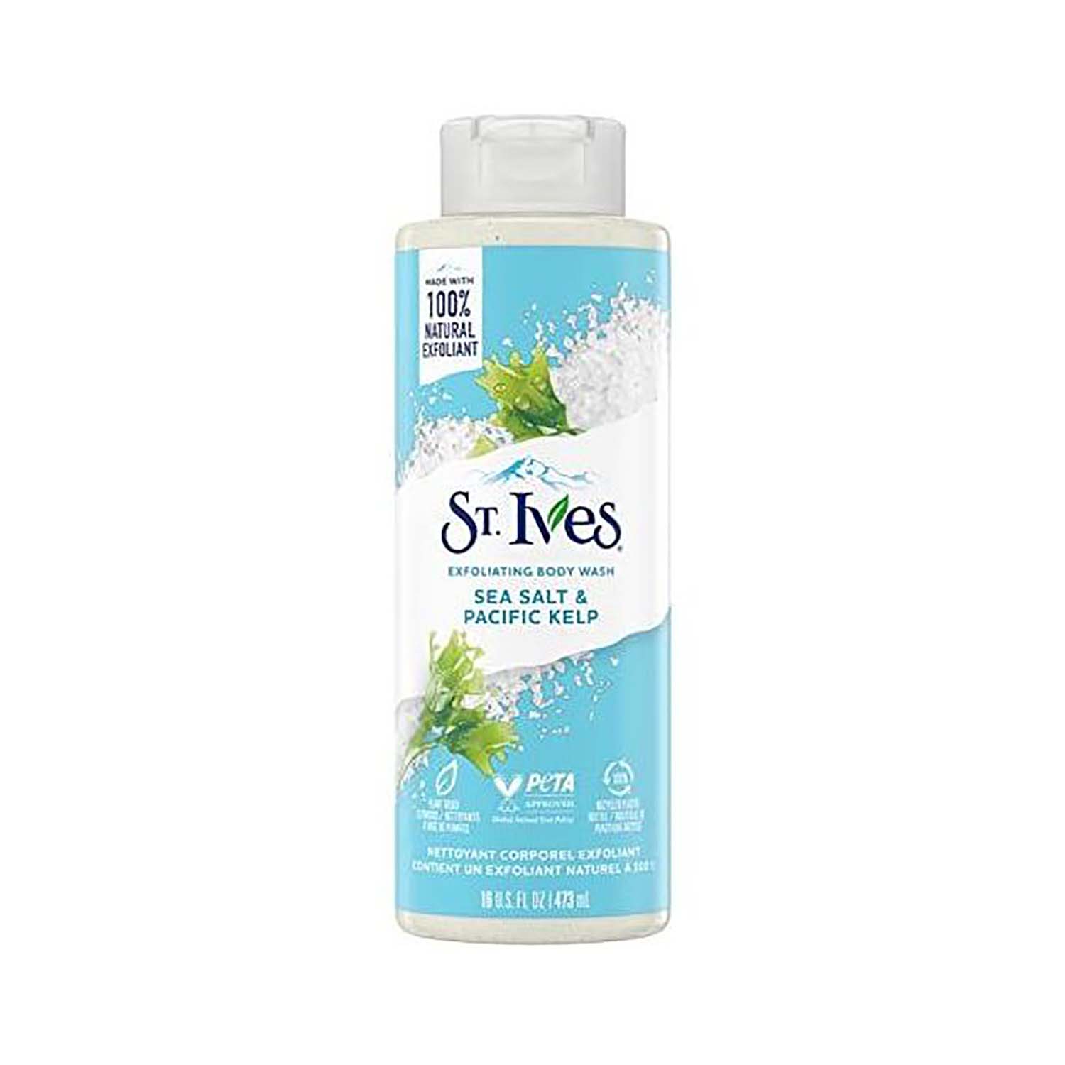 077043001776.jpg St. Ives Sea Salt and Kelp Body Wash 650ml - Image 1