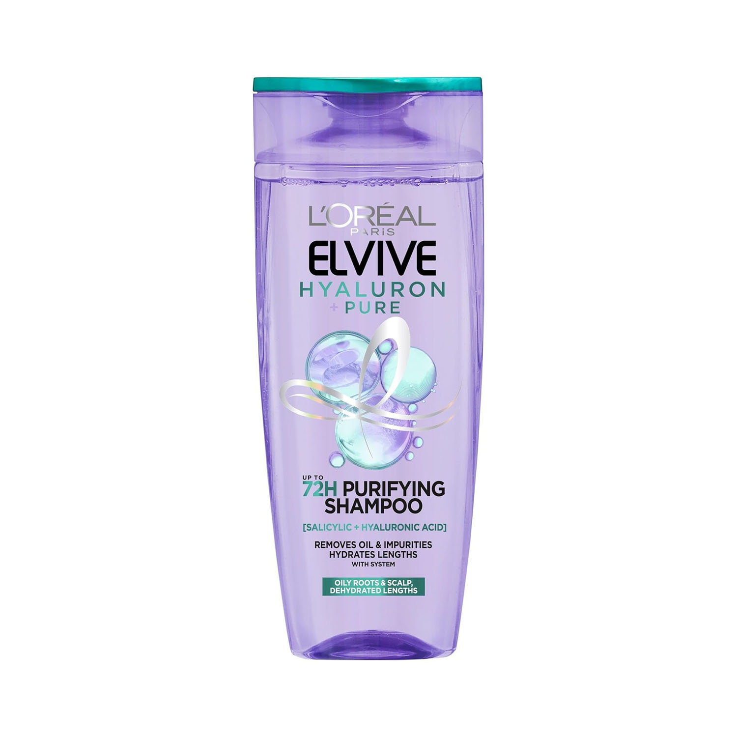3610340670978 Loreal Elvive Hyaluron Pure Purifying Shampoo 400ml - Image 1