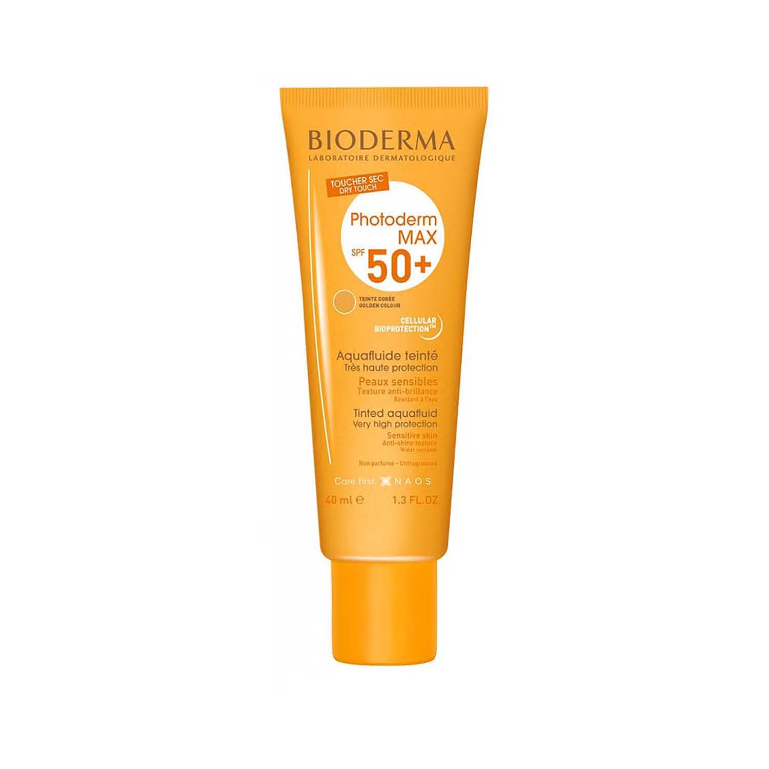 3701129807408.jpg Bioderma Photoderm Max SPF50+ with Golden Tinted Aquafluid 40ml - Image 1