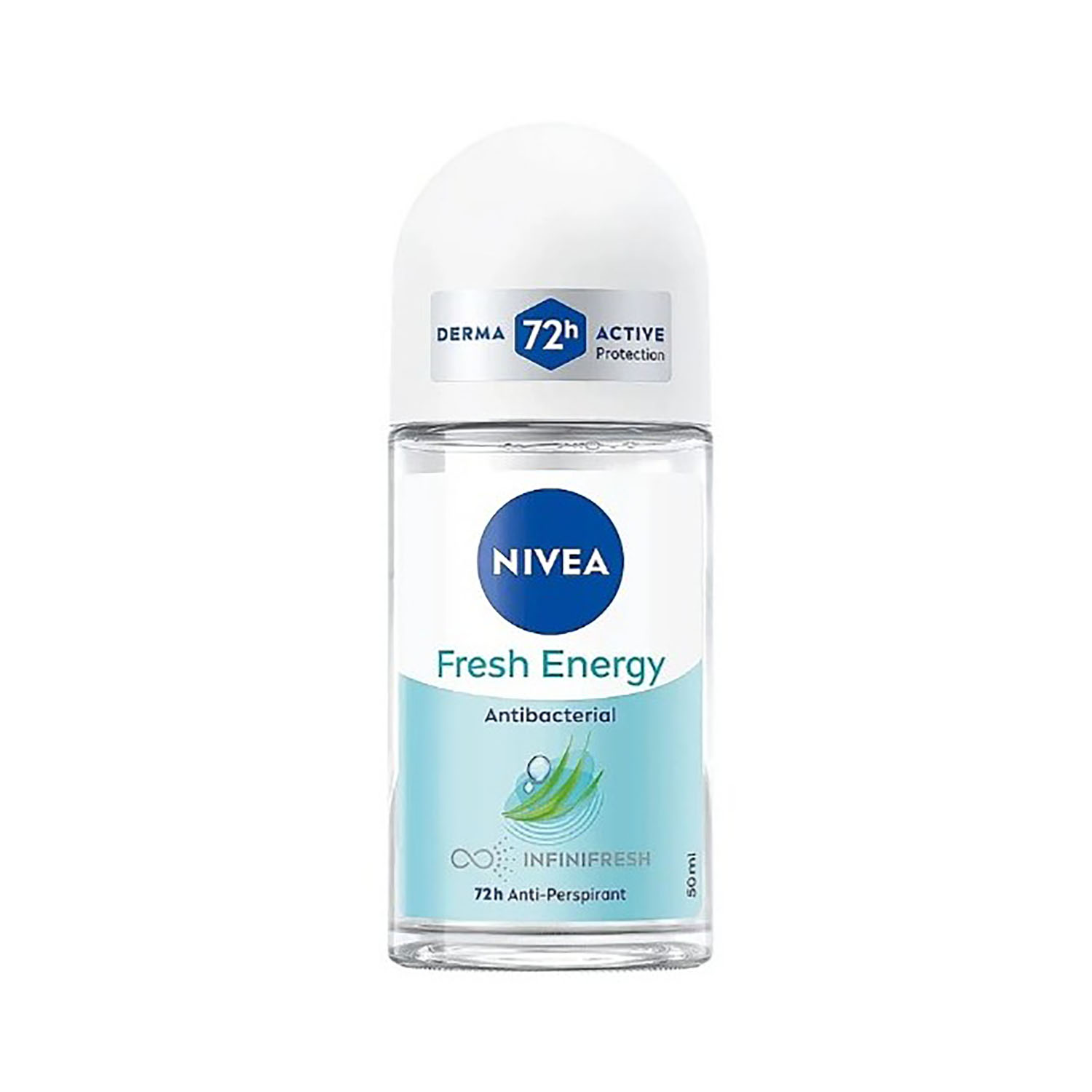 4005900121707 Nivea Roll on Fresh Energy Antibacterial 50ml - Image 1