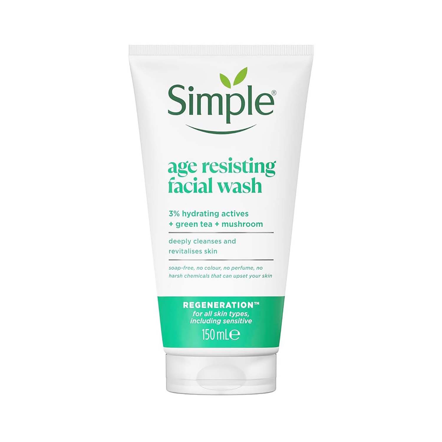 5011451104020.jpg Simple Age Resisting Face Wash 150ml - Image 1