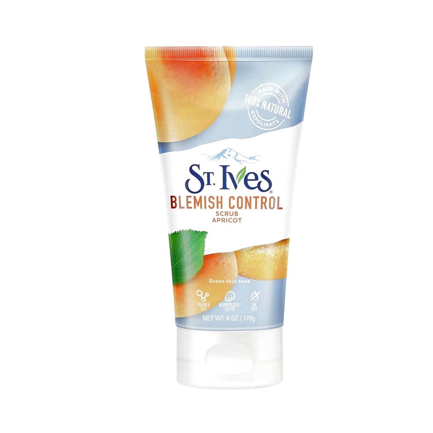 5012254059777.jpg St. Ives Blemish Control Apricot Face Scrub 150ml - Image 1