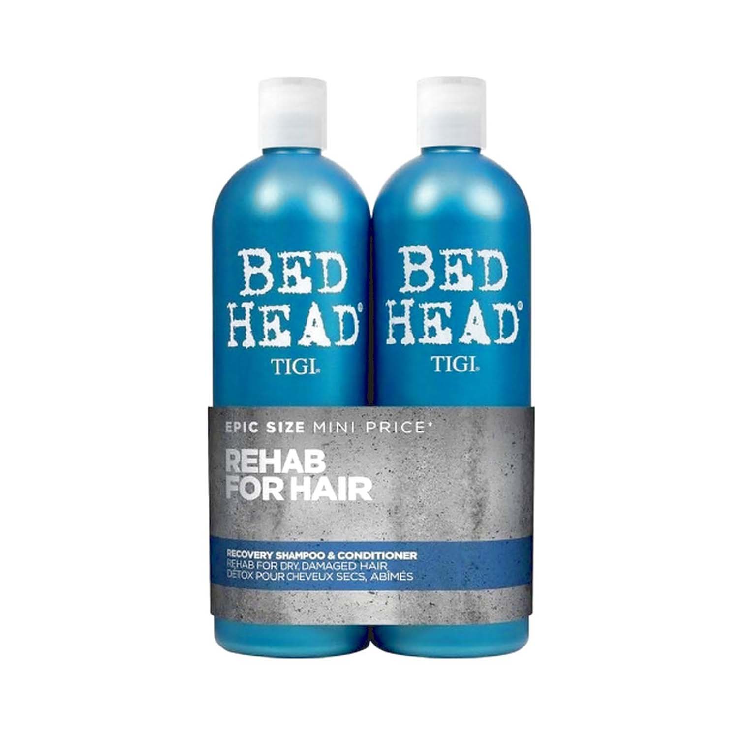 615908951011.jpg TIGI Bed Head Recovery Duo Shampoo and Conditioner 750ml - Image 1