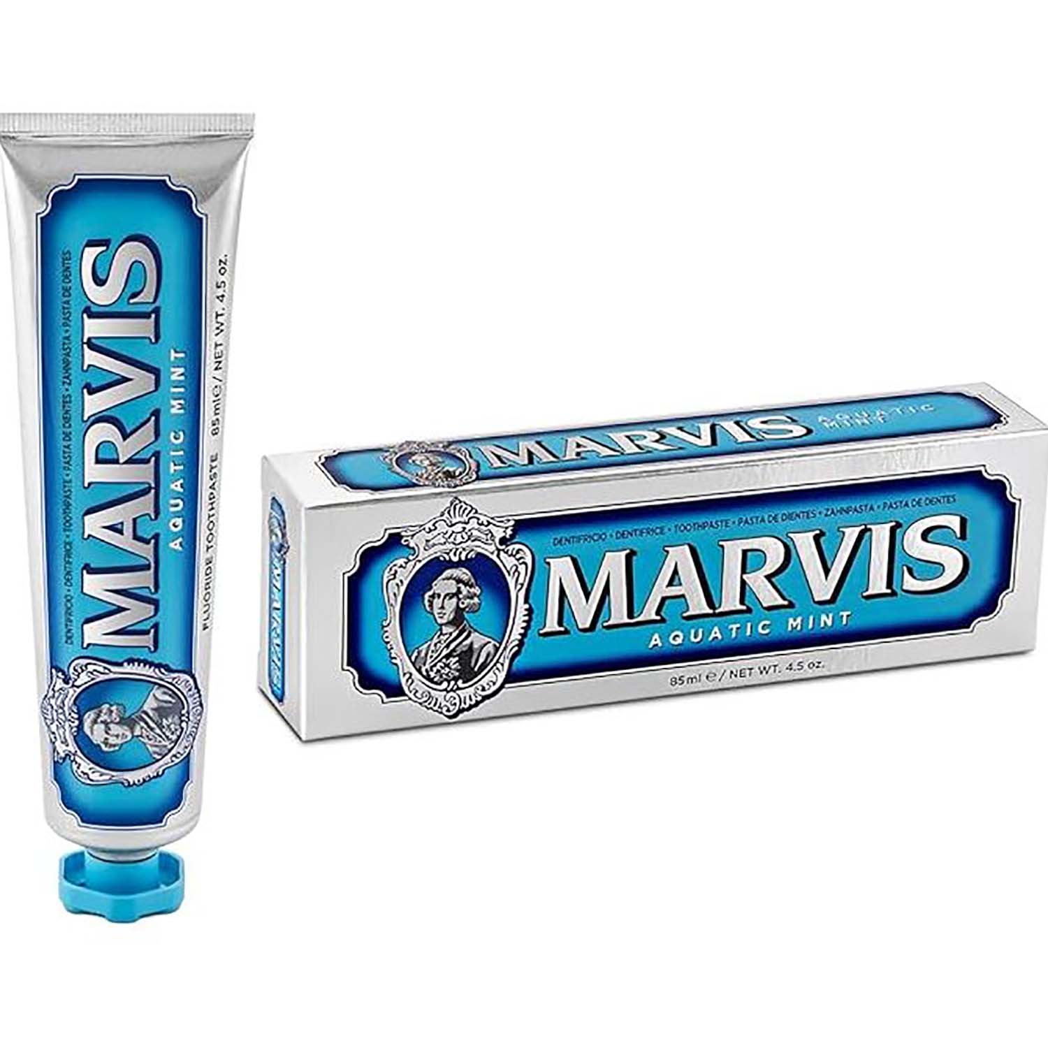 8004395111725.jpg Marvis Aquatic Mint Toothpaste 85ml - Image 1