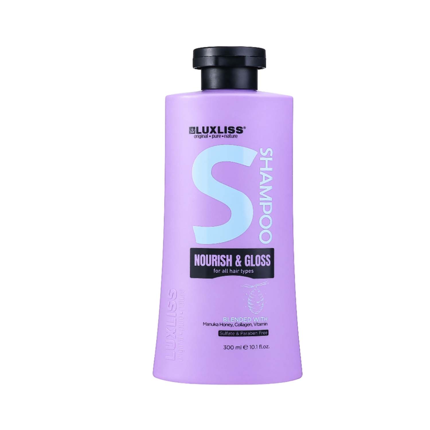 811131036604.jpg Luxliss Nourish and Gloss Shampoo 300ml - Image 1
