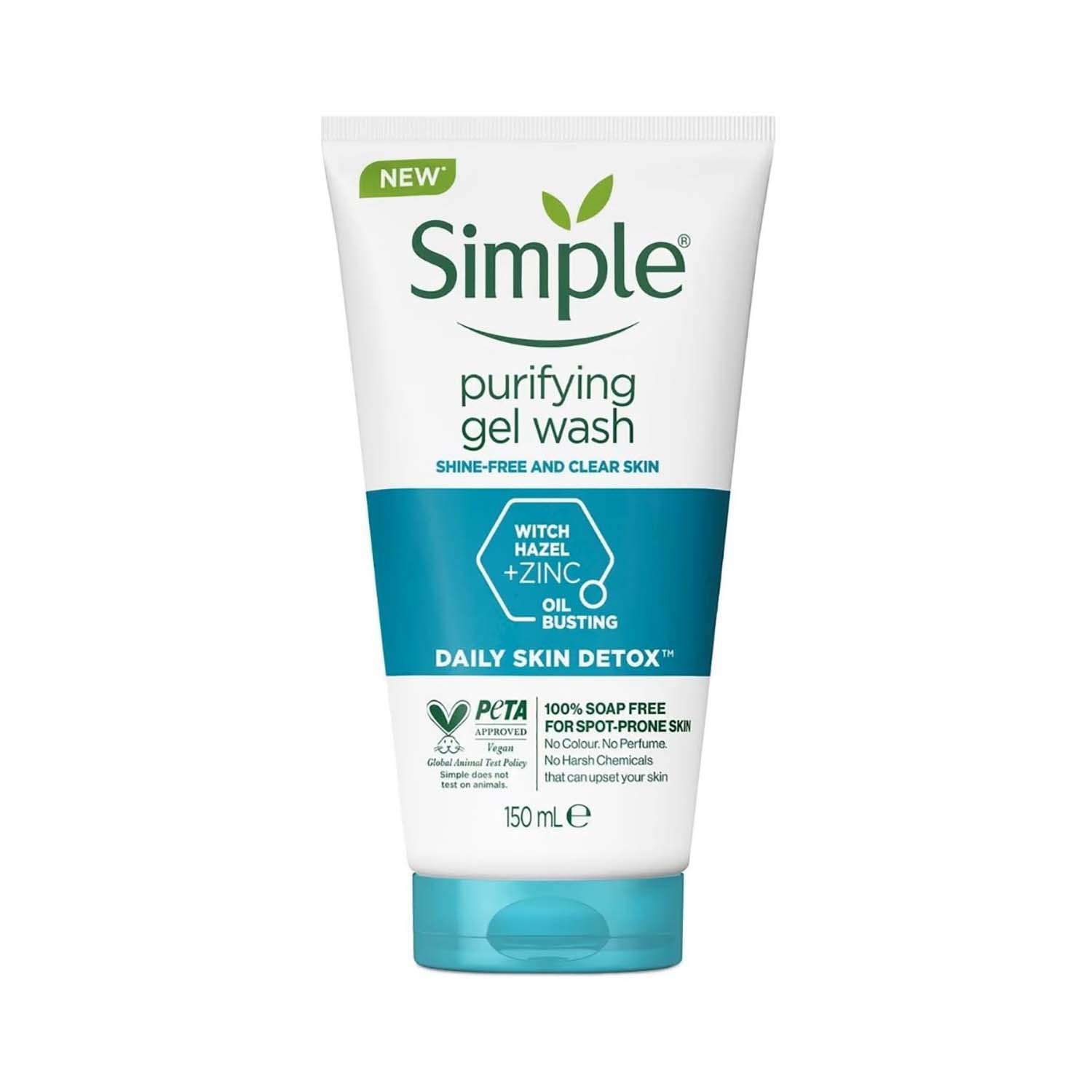 8710447474419.jpg Simple Purifying Gel Wash 150ml - Image 1