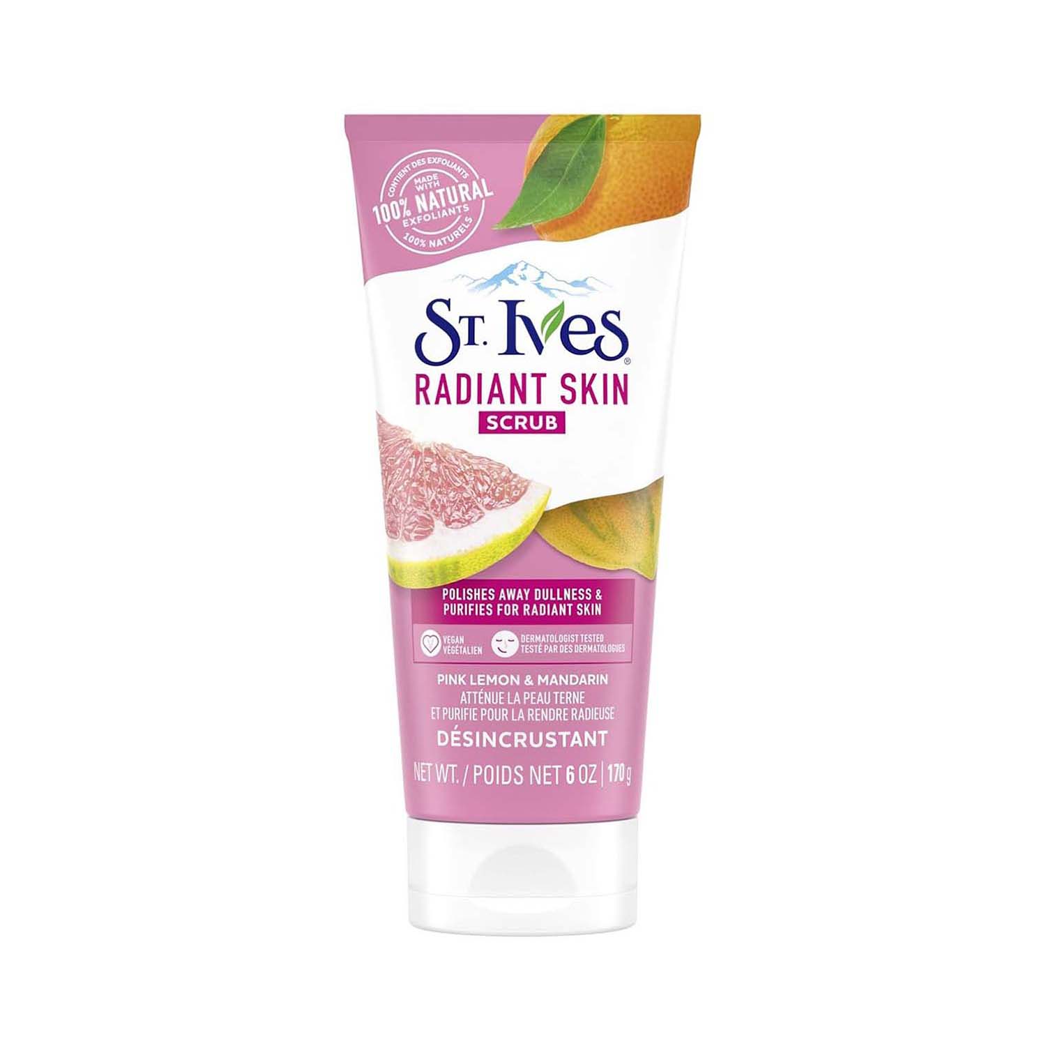 8710908812576.jpg St. Ives Even and Bright Lemon and Mandarin Scrub 150ml - Image 1
