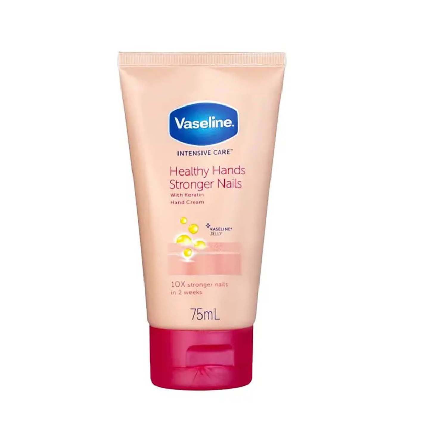 8712561485524.jpg Vaseline Healthy Hands and Stronger Nails Cream 75ml - Image 1