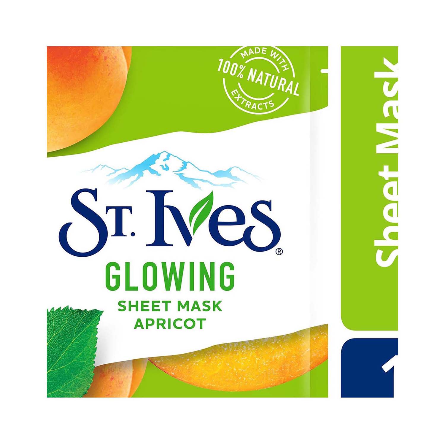 8801619047866.jpg St. Ives Glowing Apricot Sheet Mask 23ml - Image 1