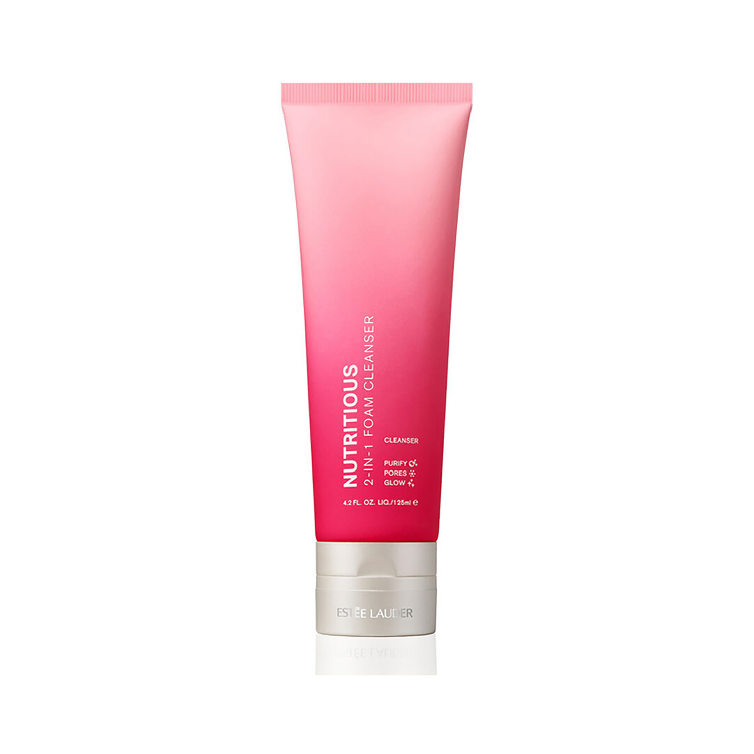 887167381872 Estee Lauder Nutritious Super-Pomegranate Radiant Energy 2 in 1 Cleansing Foam 125ml - Image 1