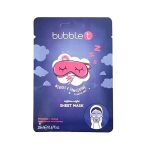 Bubble T Nightea Hydrating & Toning Sheet Face Mask Neroli & Tangerine 20ml - Image 4