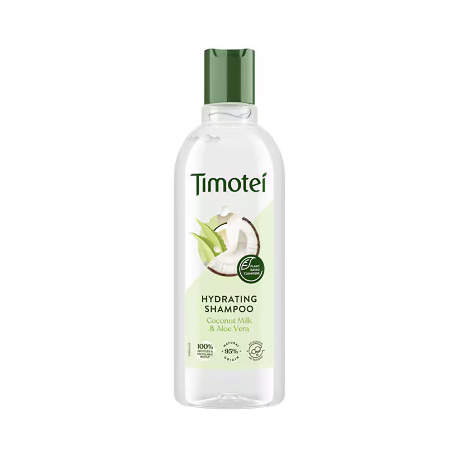 8720181368073 Timotei Coconut & Aloe Hydrating Shampoo 300ml - Image 1