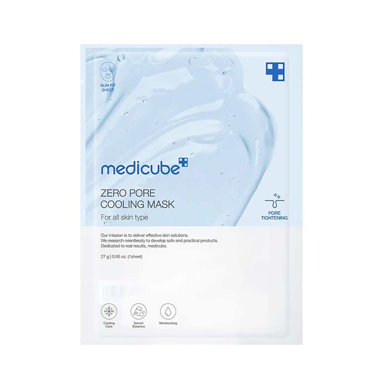 8800240569969 Medicube Zero Pore Cooling Mask 27g - Image 1